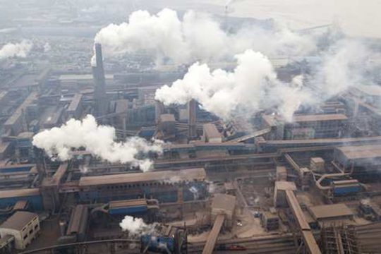 cette image est une simple illustration du derapage de la Chine en matiere de l'émission de gaz carbonique