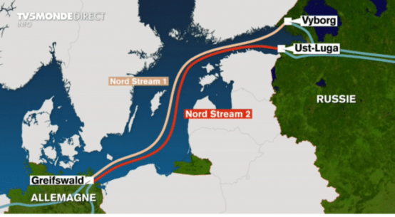 Nord stream 2 est le projet gazoduc russe pour l'Europe