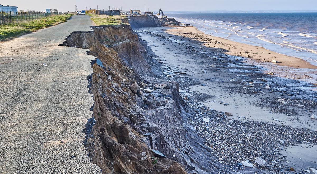 L'érosion côtière, un phénomène du changement climatique