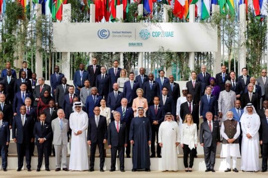 dirigeants du monde lors de la COP28