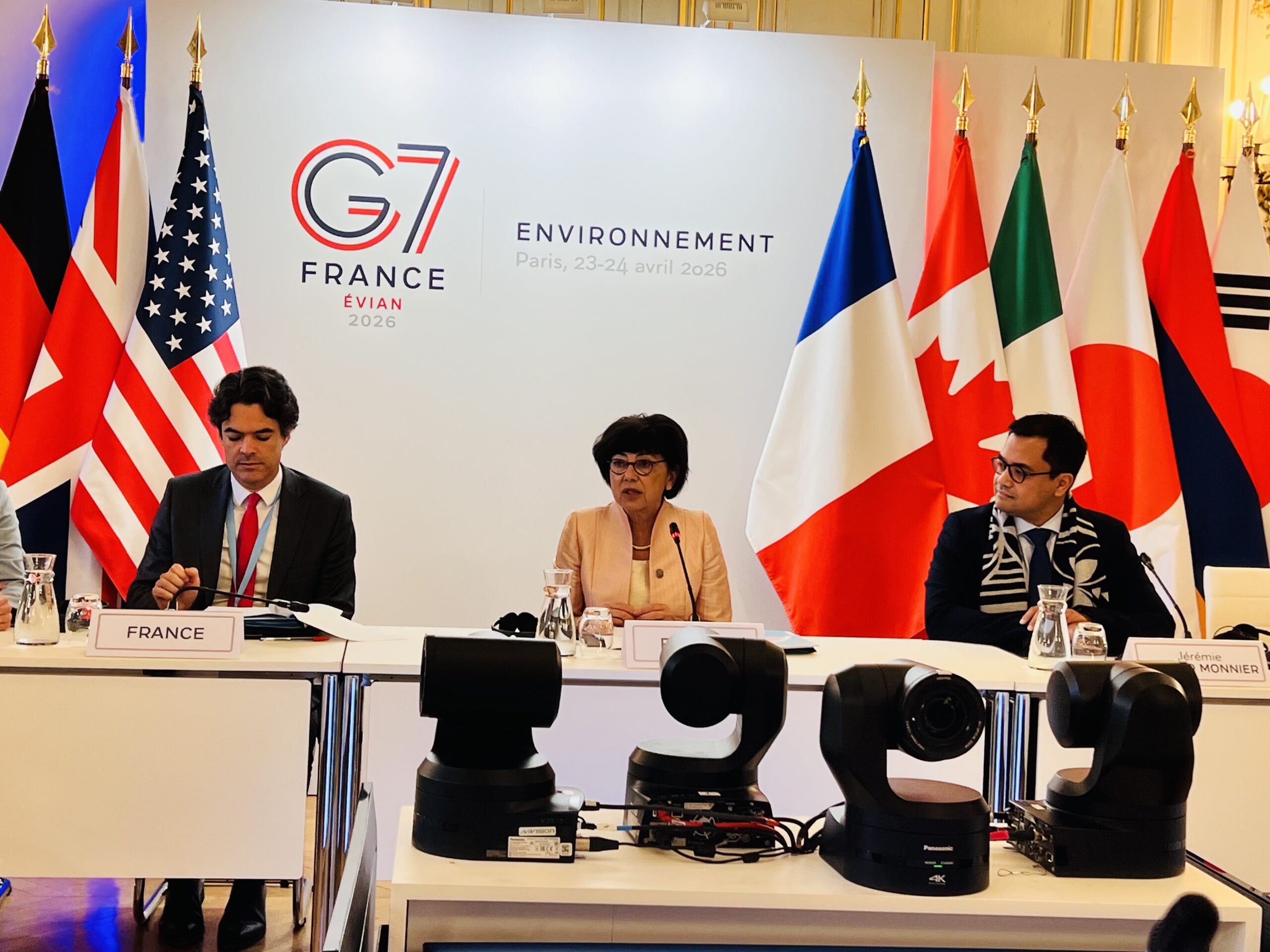 RÉUNION G7 ENVIRONNEMENT À PARIS : SIX AVANCÉES MAJEURES POUR RENFORCER L&rsquo;ACTION COLLECTIVE